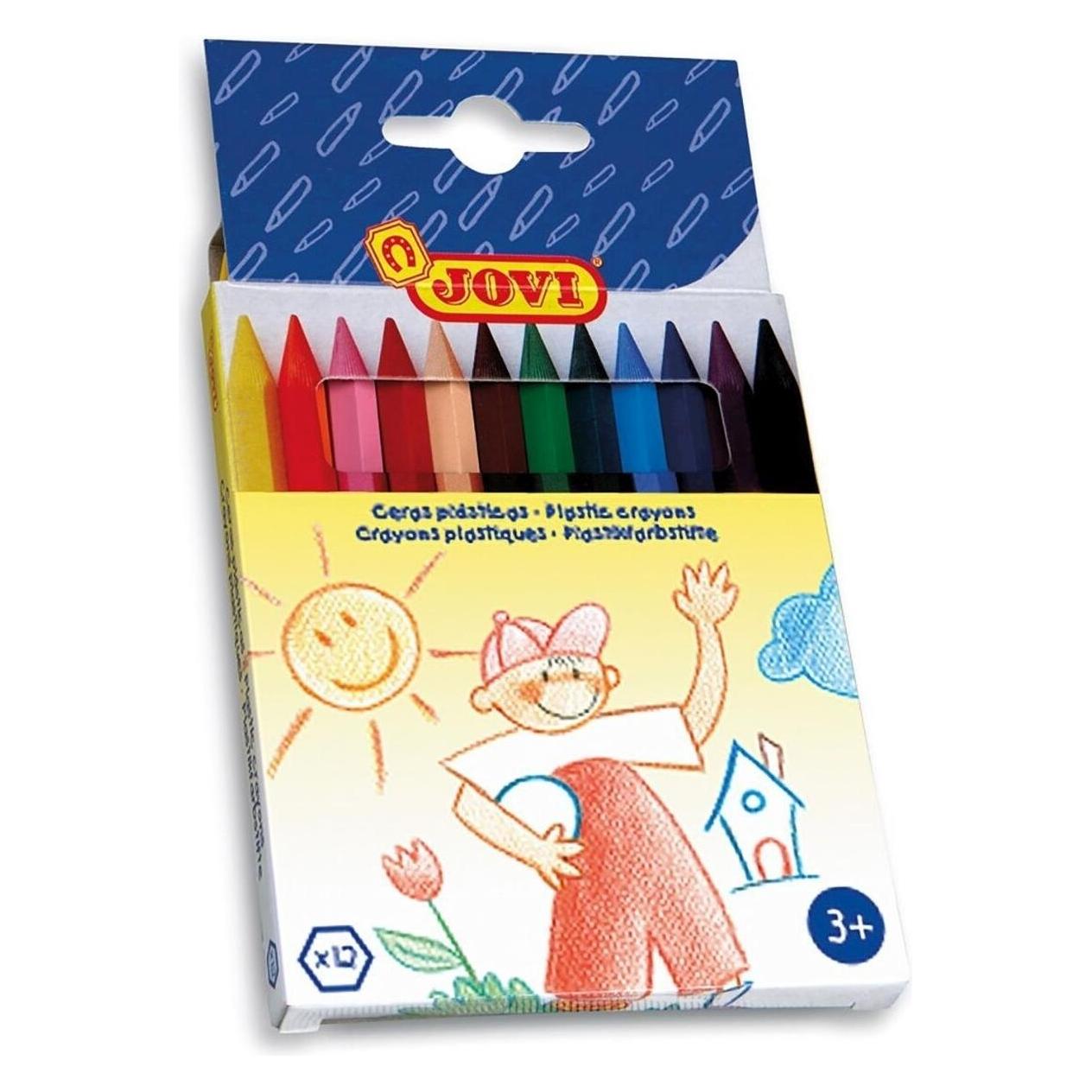 Jovi Farbstifte sechskant Kunststoff VE=12 Farben (12x) (46618921)