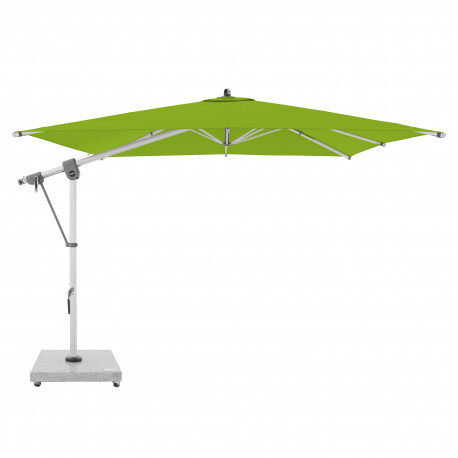Doppler EXPERT Sonnenschirm, 3 x 3 Meter - Schwenksonnenschirm mit seitlicher Stange: Stoffmuster - T841