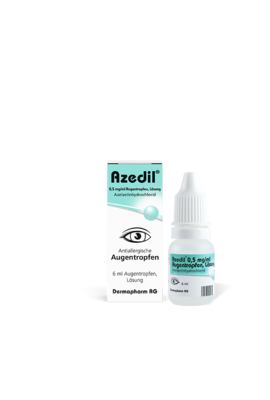 axicorp Pharma GmbH AZEDIL 0,5 mg/ml Augentropfen Lösung 6 ml 14270890