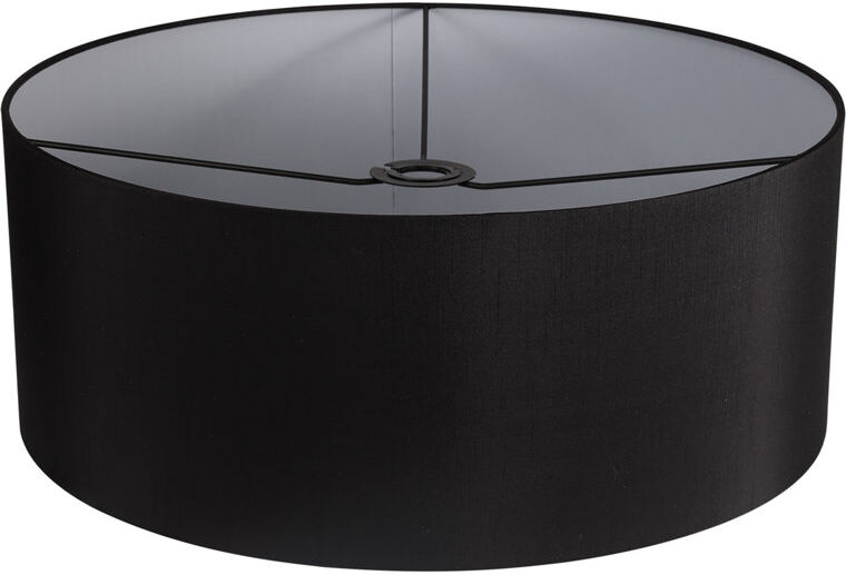 Ebern Designs Cotton Drum Lamp Shade Black 20cm H x 50cm W x 50cm D