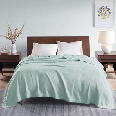 Jla Home/Bed Manila Egyptian Cotton Blanket, Twin, Spring Green