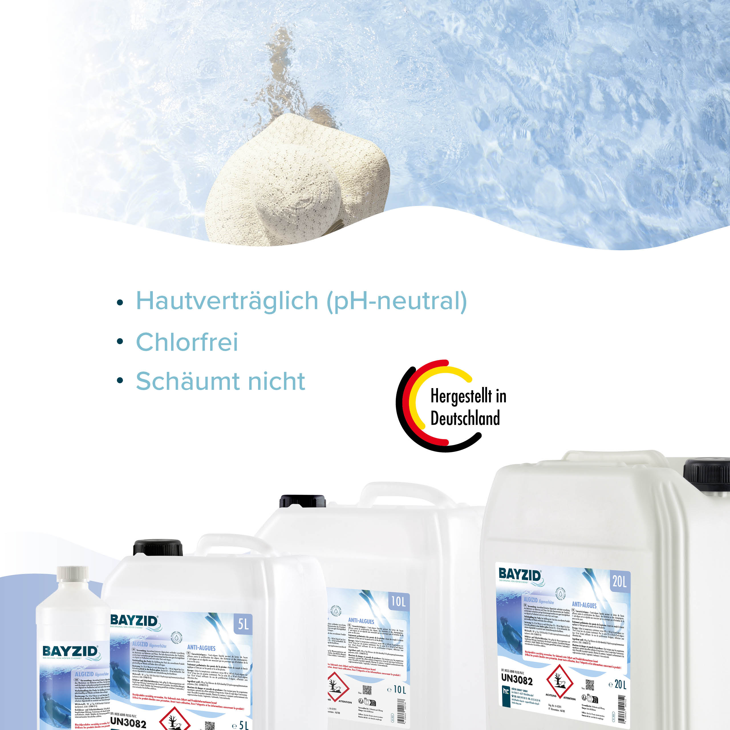 Höfer Chemie GmbH 12x 20 L Anti-algues  en bidon de 20 L