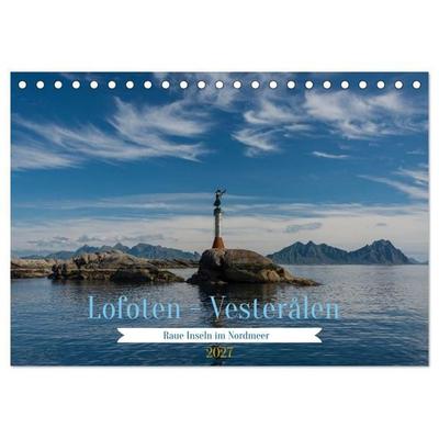 Lofoten Vesterålen (Tischkalender 2027 DIN A5 quer), CALVENDO Monatskalender