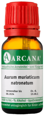 ARCANA Dr. Sewerin GmbH & Co.KG AURUM MURIATICUM NATRONATUM LM 18 Dilution 10 ml 09429880