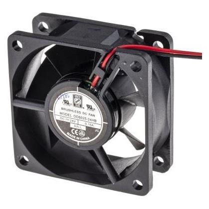 RS PRO Lüfter 60x60x25mm 24VDC 3,6W 39,1m³/h (60 mm) (5415249)