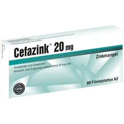 Cefazink 20 mg Filmtabletten 60 St