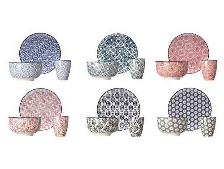 COSY TRENDY 8637334 Service de table Breakfast Délirio\, 18 pièces\, 6 Personnes