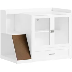 KATZENSCHRANK mit Streukastenverkleidung und Kratzbrett HAT02-L-E-W