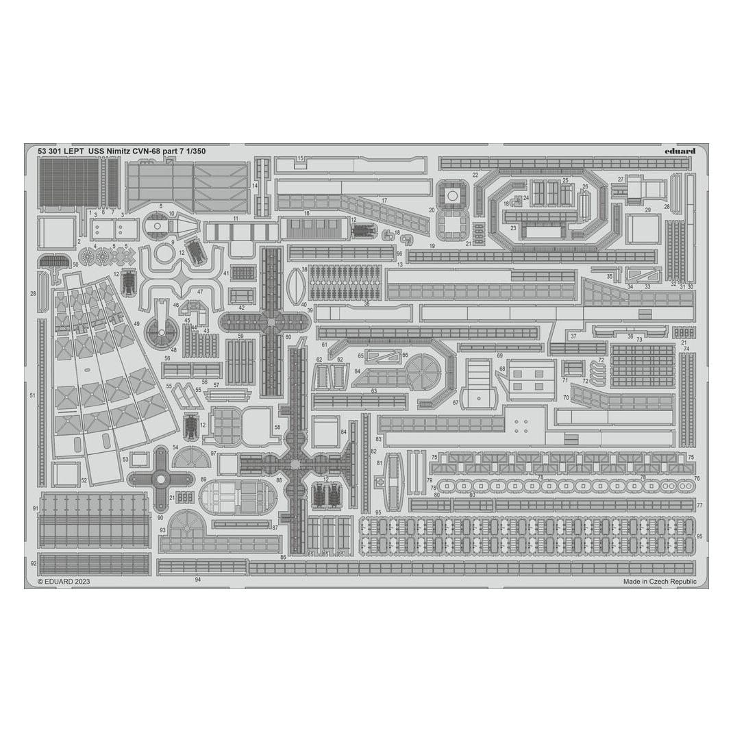 Eduard USS Nimitz CVN-68 part 7 1/350 (53301)