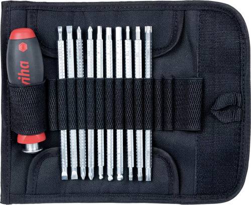 Wiha Werkstatt Wechselklingen-Set 11teilig Schlitz, Kreuzschlitz Phillips, Kreuzschlitz Pozidriv, Innen-TORX, Innen-Sechskant