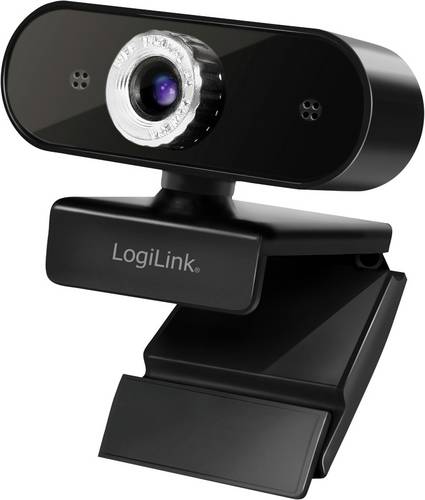 LogiLink UA0368 HD-Webcam Klemm-Halterung, Mikrofon