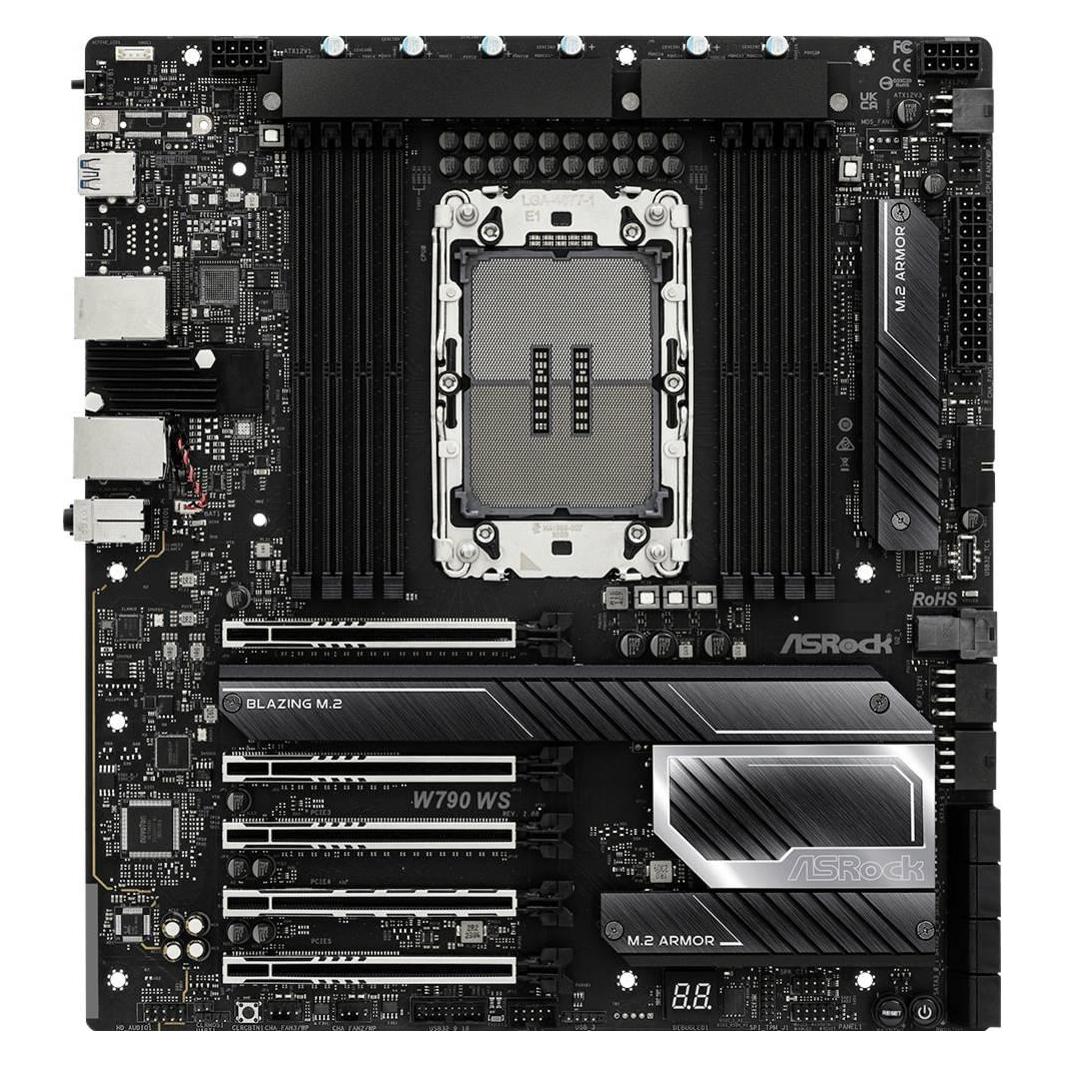 AsRock W790 WS R2.0 (LGA 4677, Intel W790, E-ATX) (90-MXBP30-A0UAYZ)
