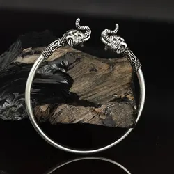 Drachensilber Elefant Armreif 925 Silber Armschmuck Armspange - Silber