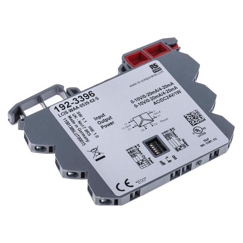 RS PRO Signalwandler, Analoger Signalwandler 24V ac/dc, Strom, Spannung 0 10 V, 0 20mA EIN / Str (1923396)