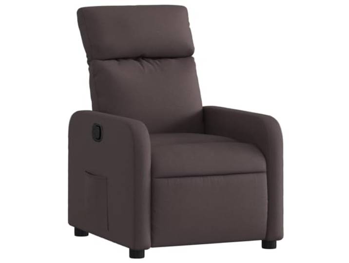 vidaXL Relaxsessel Dunkelbraun Stoff