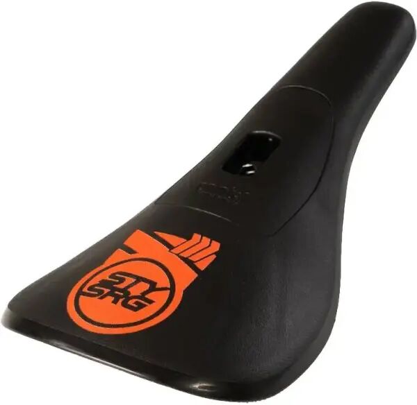 BMX Sattel Stay Strong Fast Chevron Plastic (Schwarz/Orange)