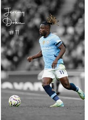Uplifted Finds Famous Soccer Player Sports Poster   Football Athlete Highlight Moment Canvas Art 14 30 X 42 Cm Unframed