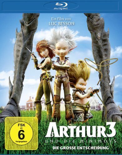 Luc Besson - Arthur und die Minimoys 3 - Die große Entscheidung [Blu-ray] - Preis vom 07.10.2026 11:45:10 h