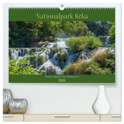 Nationalpark Krka - Wasser-Wunderwelt in Dalmatien (hochwertiger Premium Wandkalender 2026 DIN A2 quer), Kunstdruck in Hochglanz