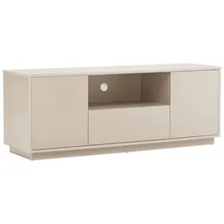 Oviala Business Moderner rechteckiger TV-Schrank L140 cm ecru