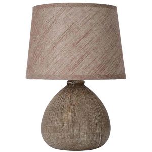 Lucide Tischlampe Ramzi, mit E14-Fassung, für innen, braun, mit Netzbetrieb