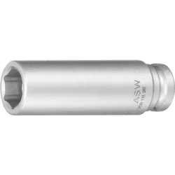 ASW Kraft Steckschlüsseleinsatz 1/4" 13mm magnetisch lang