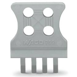 WAGO 769-413 Zugentlastungsplatte Passend für (Details): einrastbar in Federleisten einrastbar in Stiftleisten mit CAGE CLAMP®-Anschluss Grau 100 St.