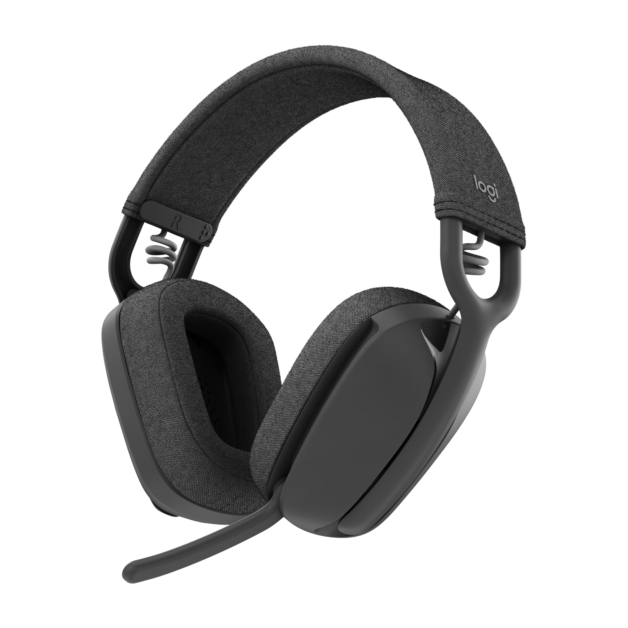 Logitech Zone Vibe 100 Stereo Headset, Grafit - Bluetooth, USB-C, Windows, macOS oder ChromeOS sowie iOS und Android 981-001213