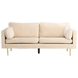 2-Sitzer-Sofa BOOM Beige Mischgewebe