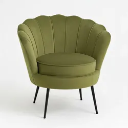 Ebuy24 Nice Sessel Velour grün.