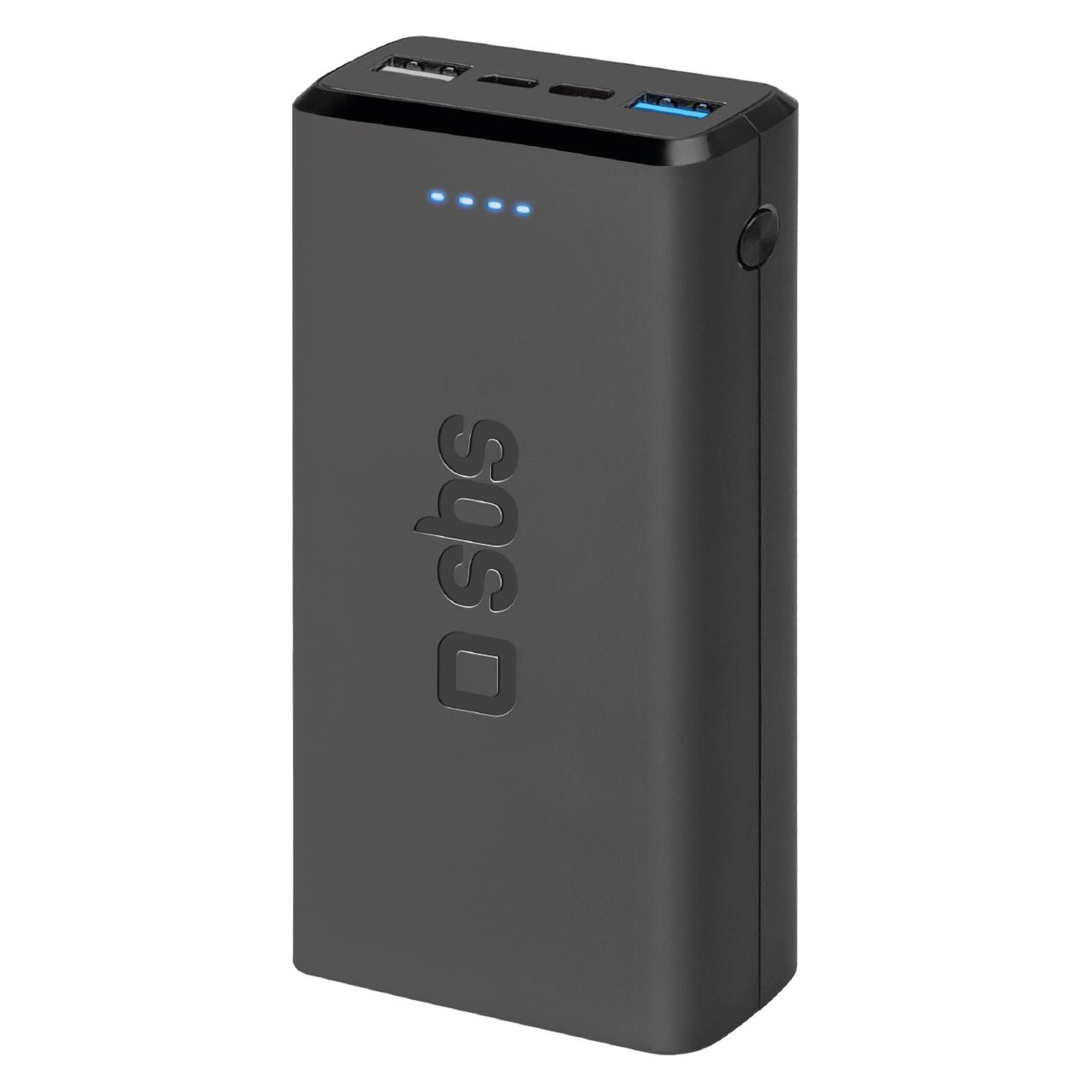 SBS Fast Charge Powerbank (20000 mAh, 10 W, 74 Wh) (TTBB20000FASTK)