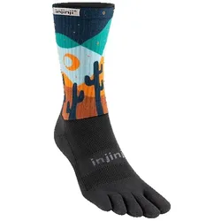 Injinji Herren Trail Midweight Crew Artist Designed bunt
