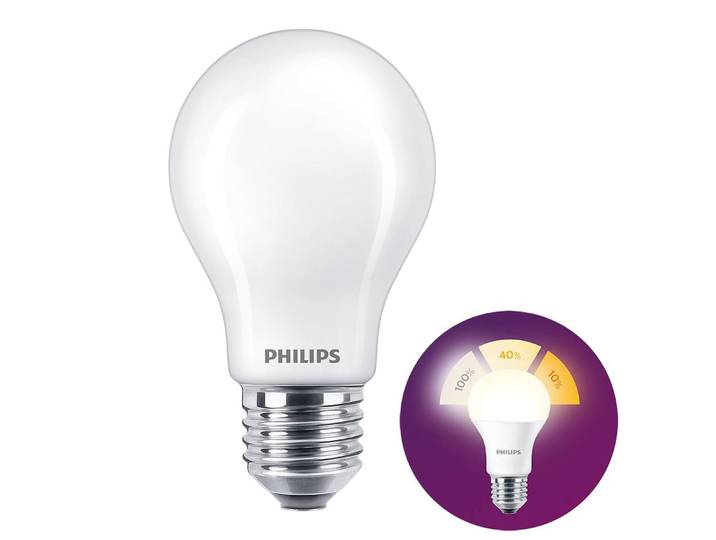 Philips LED E27 lamp 7.5 Watt Philips SceneSwitch DIM