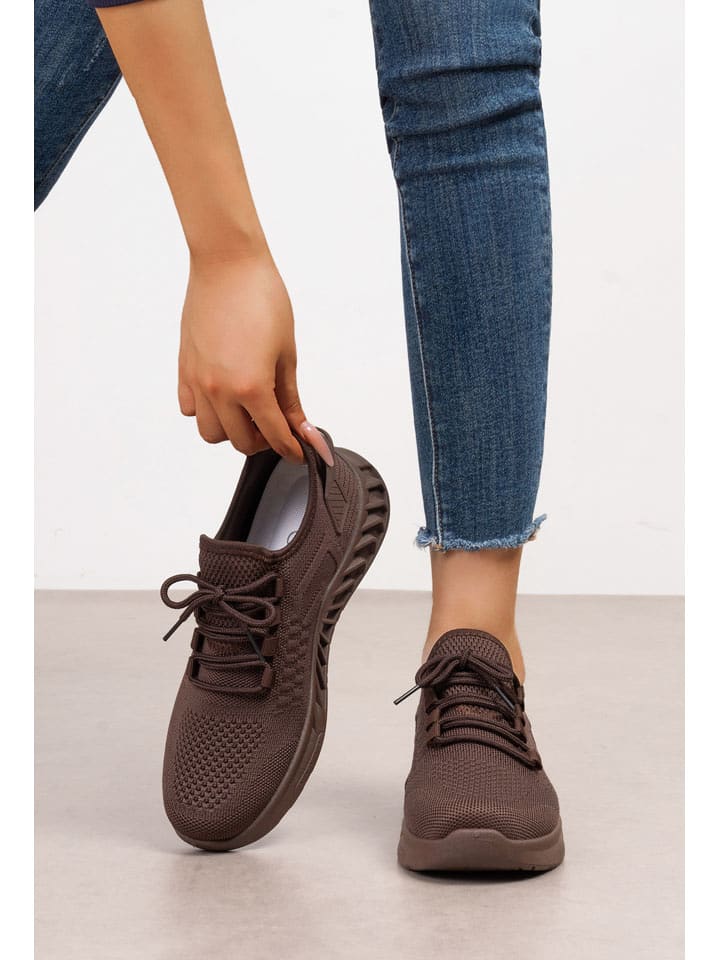C'M Sneakers in Lila/ Braun - 40