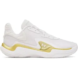 Under Armour, Unisex, Hallenschuhe, Spawn 7 (44), Weiss