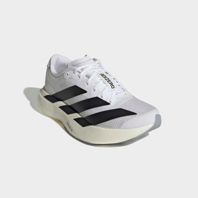 Laufschuh ADIDAS PERFORMANCE "ADIZERO EVO SL FÜR KINDER UND TEENS", Kinder, Gr. 35,5, weiß (cloud weiß, core schwarz, dash grau), Synthetik, Textil, Schuhe Laufschuh, für Kinder & Jugendliche