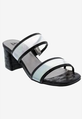 Women's Fizzle Heeled Mule by Bellini in Black (Size 9 M)