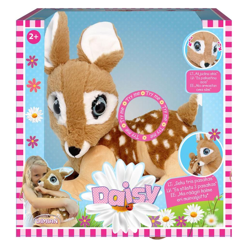 Bambolina plush Daisy with moving glitter eyes and speaking three fairy tales, EE version, BD2021EE (33362753)