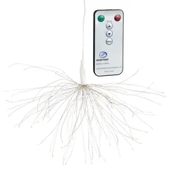 Lichterdraht LED FIREWORK (D 40 cm) - silber - D 40 cm