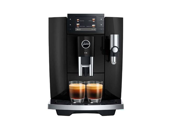 JURA E8 Piano Black (SD) Kaffeevollautomat Schwarz