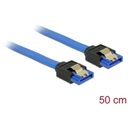 SATA-Kabel Delock SATA III -> SATA Bu/Bu 0.50m blau