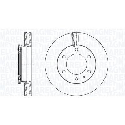 MAGNETI MARELLI Bremsscheibe 361302040897 302mm 32mm für Ford ASIA & OCEANIA MAZDA