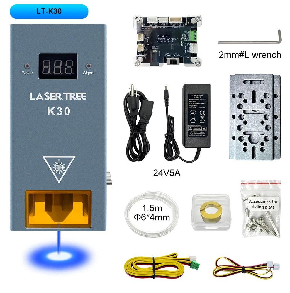 Laser-Modul, 40W optische Leistung, integrierte Luftunterstützung, LT-K30 30W, LT-K30 30W, EU-Stecker