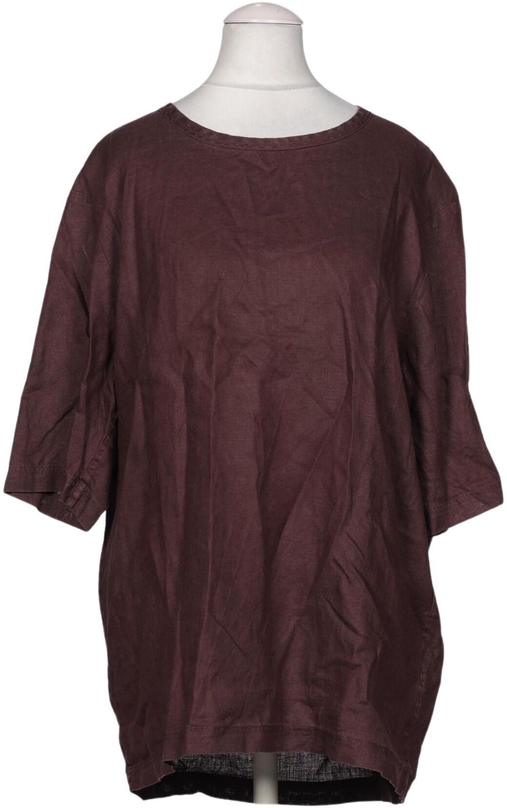 COS Damen Bluse, Bordeaux, Gr. S, Hanf - Second Hand