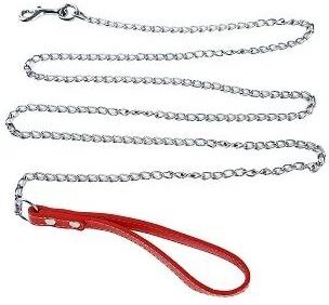 Pet Hub Heavy Duty Chain Dog Leash With Trigger Hook Pet Training Collar 180CM 3