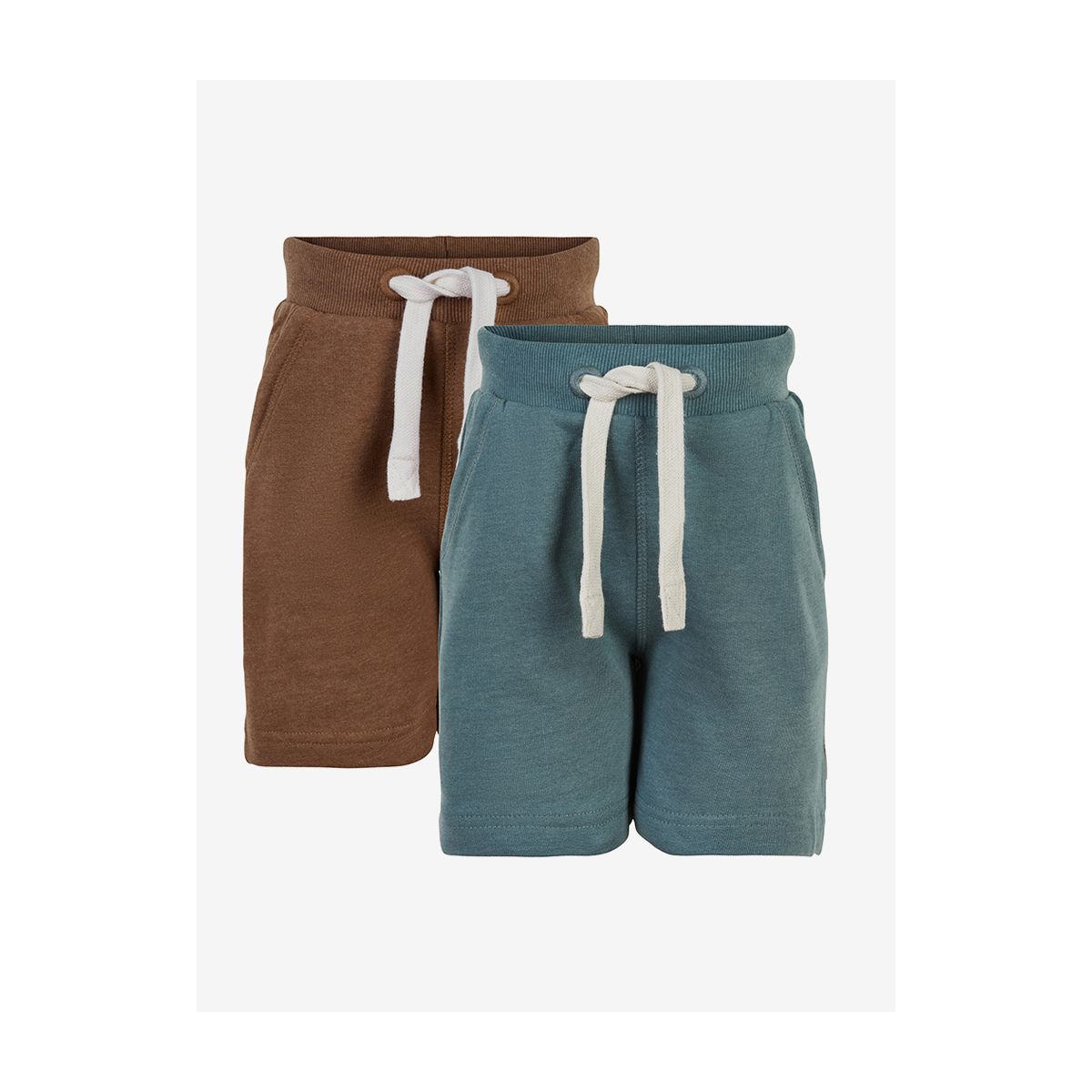 Minymo Basic 53 -sweat Short (2-pack) braun (236) 128 5553-236-128