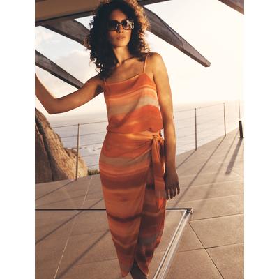 Midirock APRICOT "Midirock", Damen, Gr. XS (34), orange, gewebt, Obermaterial: 100% Viskose CV., uni, Röcke, mit Wickeltechnik