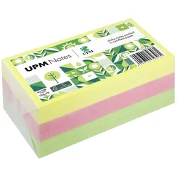 UPM Notes Haftnotizen Brilliantmix, farbsortiert, 100 Blatt