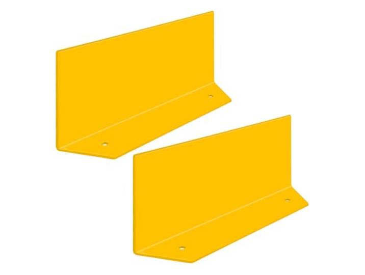 ROBUSTO Winkelschienen Eckanfahrschutz-Set, gelb, aufdübeln, Stahl, 50x10x20 cm, Art.-Nr. 611230 Anfahrschutz Wand Flächenschutzprofil Regal Anfahrschutz