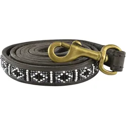 Kampuni Hundeline Rafiki sort lang, 162x2,1 cm (Hund), Halsband + Leine